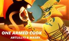 ArtLillys youtube video with Masky ArtLillys youtube video with Masky